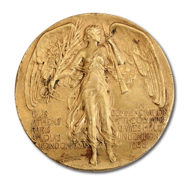 1908 LONDON SUMMER OLYMPIC GAMES PARTICIPATION MEDAL