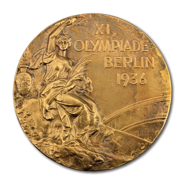 1936 BERLIN SUMMER OLYMPIC GAMES 1ST PLACE WINNERS GOLD MEDAL