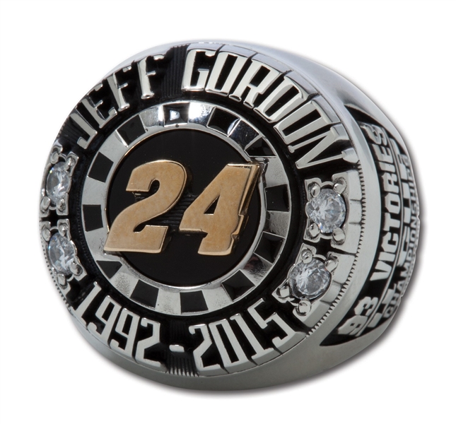 JEFF GORDON 1992-2015 NASCAR RETIREMENT JOSTENS RING GIVEN TO HIS CREW/STAFF