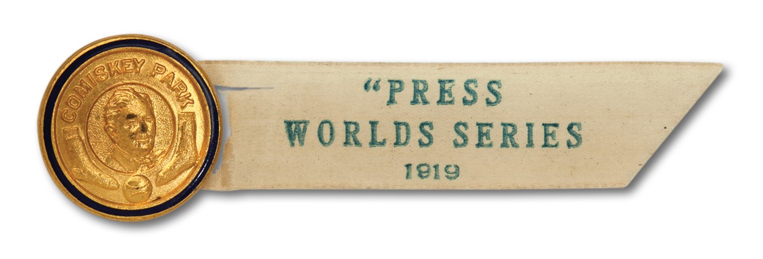 Rare 1919 World Series Championship Pin Consigned to Auction