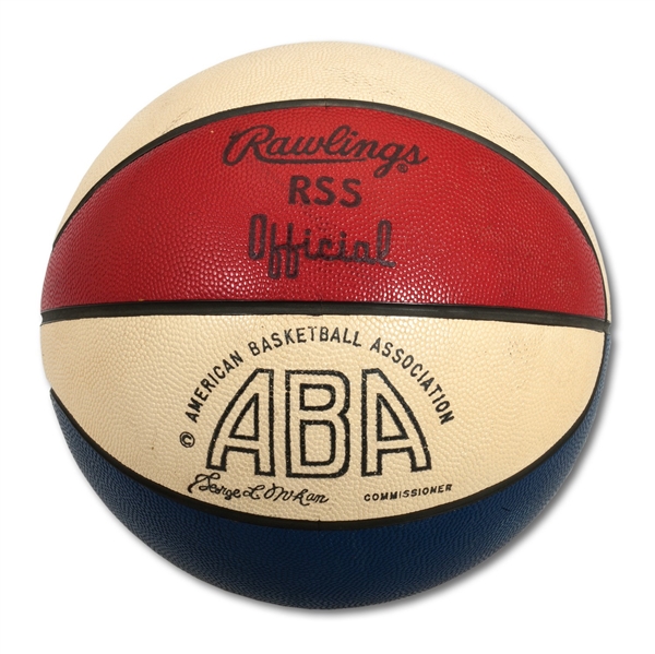 1967-69 OFFICIAL RAWLINGS ABA (GEORGE MIKAN) BASKETBALL