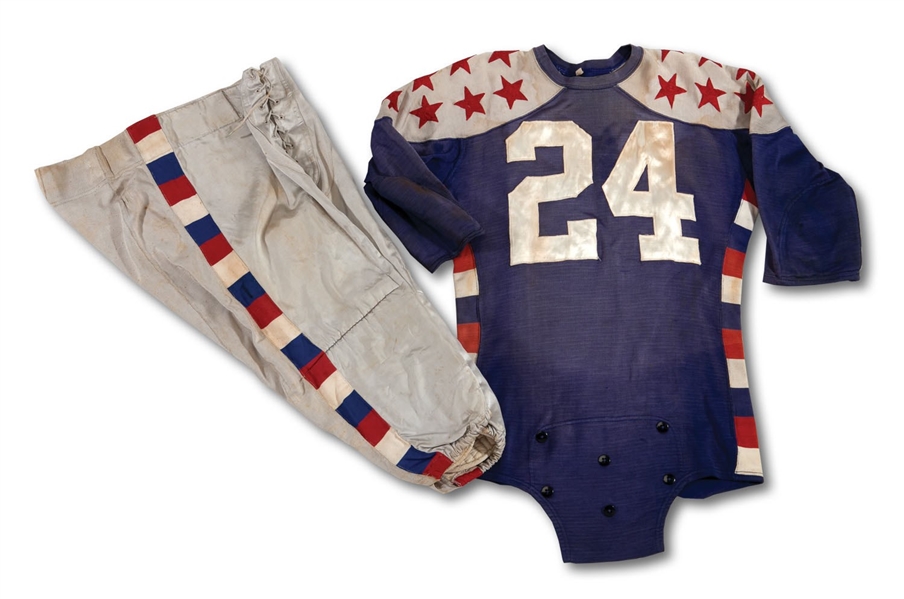 1940 AMBROSE "AMBY" SCHINDLER (USC) COLLEGE ALL-STAR GAME (VS. GREEN BAY PACKERS) WORN UNIFORM (SDHOC COLLECTION)