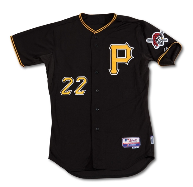 5/25/2012 ANDREW McCUTCHEN PITTSBURGH PIRATES GAME WORN ALTERNATE JERSEY FROM 1-0 WIN VS. CUBS (MLB AUTH.)