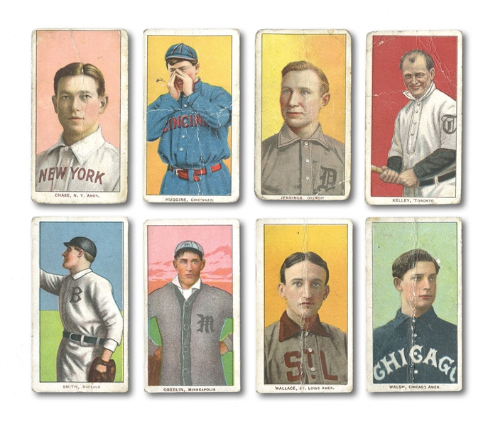 1909-1911 T206 COLLECTION OF (28) INCL. HOFERS (MATCHBOX FIND)