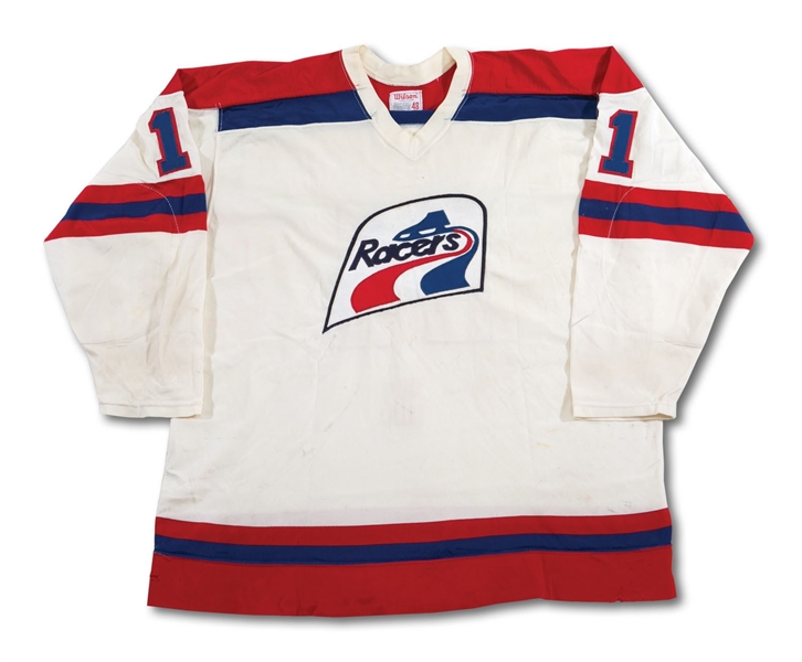 C.1974-77 BRIAN McDONALD INDIANAPOLIS RACERS (WHA) GAME WORN HOME JERSEY