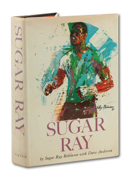 SUGAR RAY ROBINSON SIGNED "SUGAR RAY" AUTOBIOGRAPHY BOOK