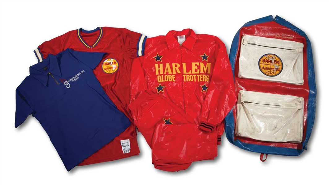 1960’S-1980’S HARLEM GLOBETROTTERS GAME USED COLLECTION