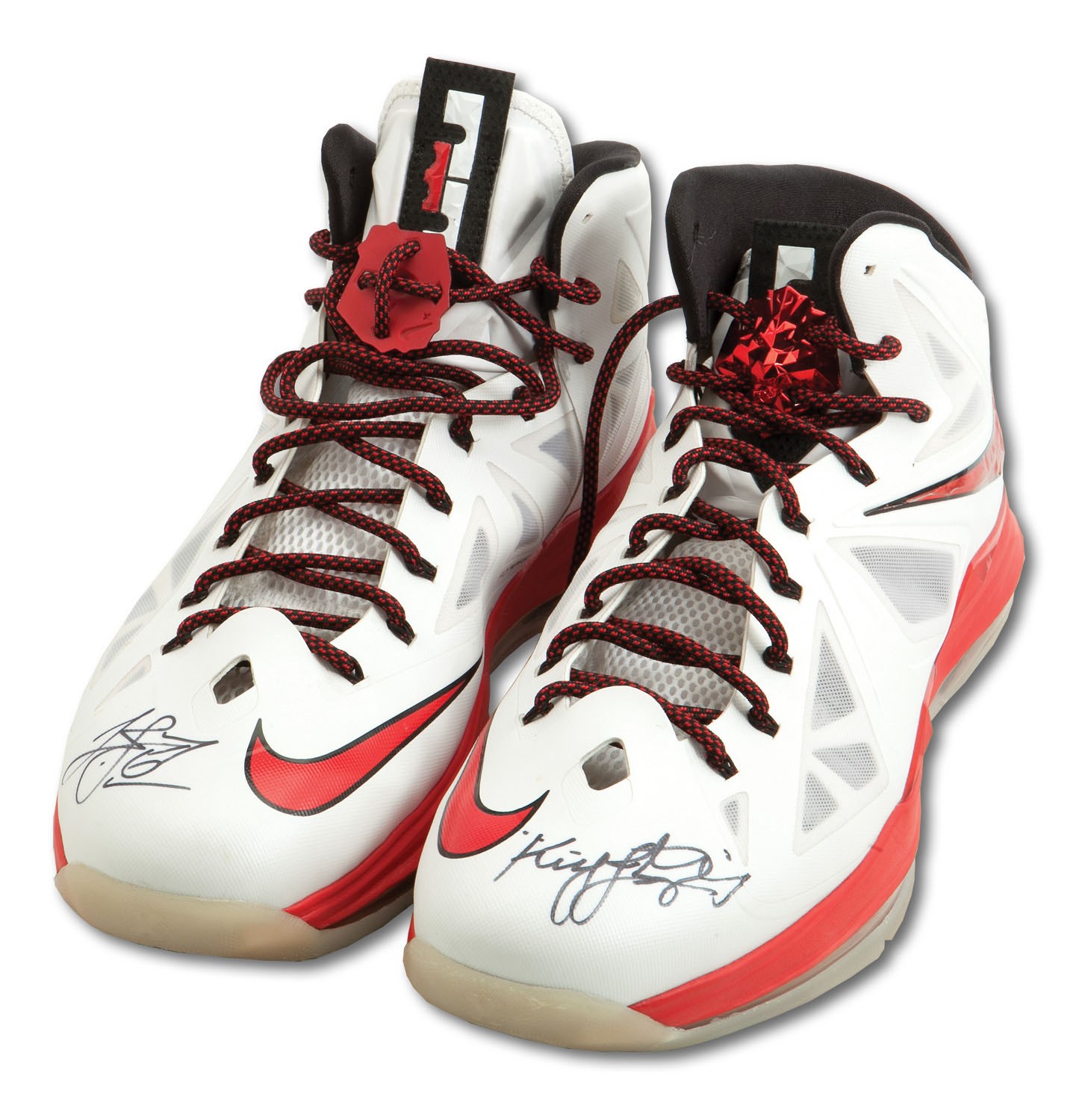Lebron James 2011 Miami Heat game worn & signed sneakers, est