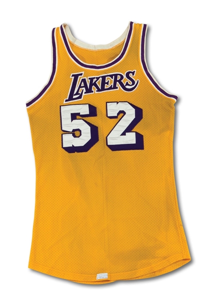 1977-78 JAMAAL WILKES LOS ANGELES LAKERS GAME WORN HOME JERSEY - 1ST SEASON WITH TEAM (MEARS A10)