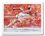 LOT OF (75) JESSE OWENS 1983 LEROY NEIMAN UNSIGNED PRINTS FROM THE JESSE OWENS ESTATE COLLECTION