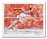 LOT OF (31) JESSE OWENS 1983 LEROY NEIMAN LITHOGRAPHS (LIMITED EDITION OF 100) SIGNED BY NEIMAN AND ISSUED TO OWENS POSTHUMOUSLY (OWENS ESTATE COLLECTION)