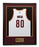 JESSE OWENS FEB. 5, 2016 CLEVELAND CAVALIERS #80 JERSEY CELEBRATING THE 80TH ANNIVERSARY OF HIS 4 GOLD MEDALS AT THE 1936 BERLIN OLYMPICS (OWENS ESTATE COLLECTION)