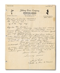 1945 JOHN EVERS HANDWRITTEN & SIGNED LETTER WITH "TINKER TO EVERS TO CHANCE" NOTATION TO WW2 SOLDIER