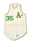 1970 VIDA BLUE OAKLAND AS GAME WORN HOME JERSEY FROM HIS ROOKIE & NO-HITTER SEASON WITH APPARENT PHOTO-MATCH