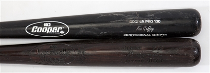 PAIR OF 1983-86 GEORGE FOSTER AND 1986-89 KEN GRIFFEY SR. GAME USED PRO MODEL BATS (MLB EXECUTIVE PROVENANCE)