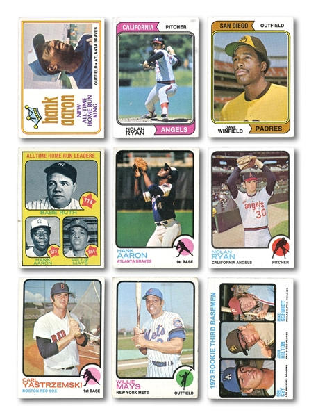 1973 AND 1974 TOPPS BASEBALL COMPLETE SETS