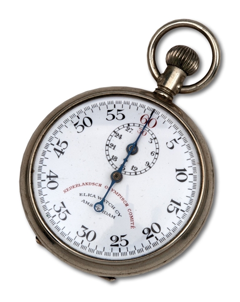 1928 AMSTERDAM OLYMPIC GAMES OFFICIAL NETHERLANDS OLYMPIC COMMITTEE TIMEKEEPERS STOPWATCH MADE BY ELKA (RARE)