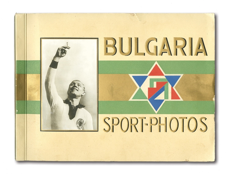 1932 GERMAN "BULGARIA SPORTS-PHOTOS" COMPLETE TOBACCO CARD COLLECTION (272) IN ORIGINAL ALBUM INCL. BABE RUTH