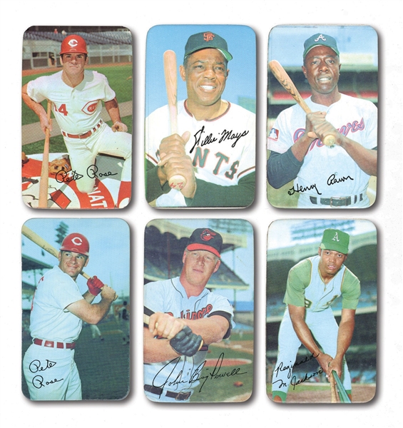 1971 TOPPS SUPER BASEBALL COMPLETE SET OF (63) AND 1970 TOPPS SUPER NEAR SET (36/42) INCL. POWELL