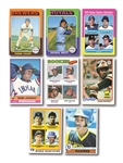1977 AND 1978 TOPPS BASEBALL COMPLETE SETS (2) PLUS 1975, 1976, AND 1979 TOPPS BASEBALL NEAR COMPLETE SETS