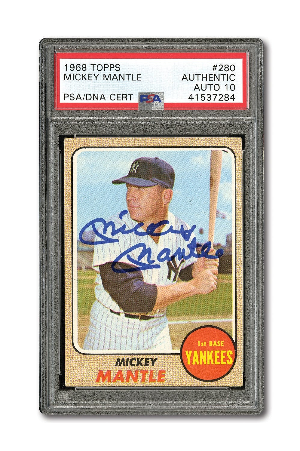 mickey mantle signed