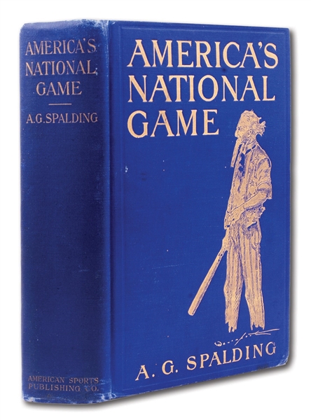 A.G. SPALDING 1911 BOOK “AMERICA’S NATIONAL GAME” – PRESENTATION COPY TO HALL OF FAMER FRED CLARKE