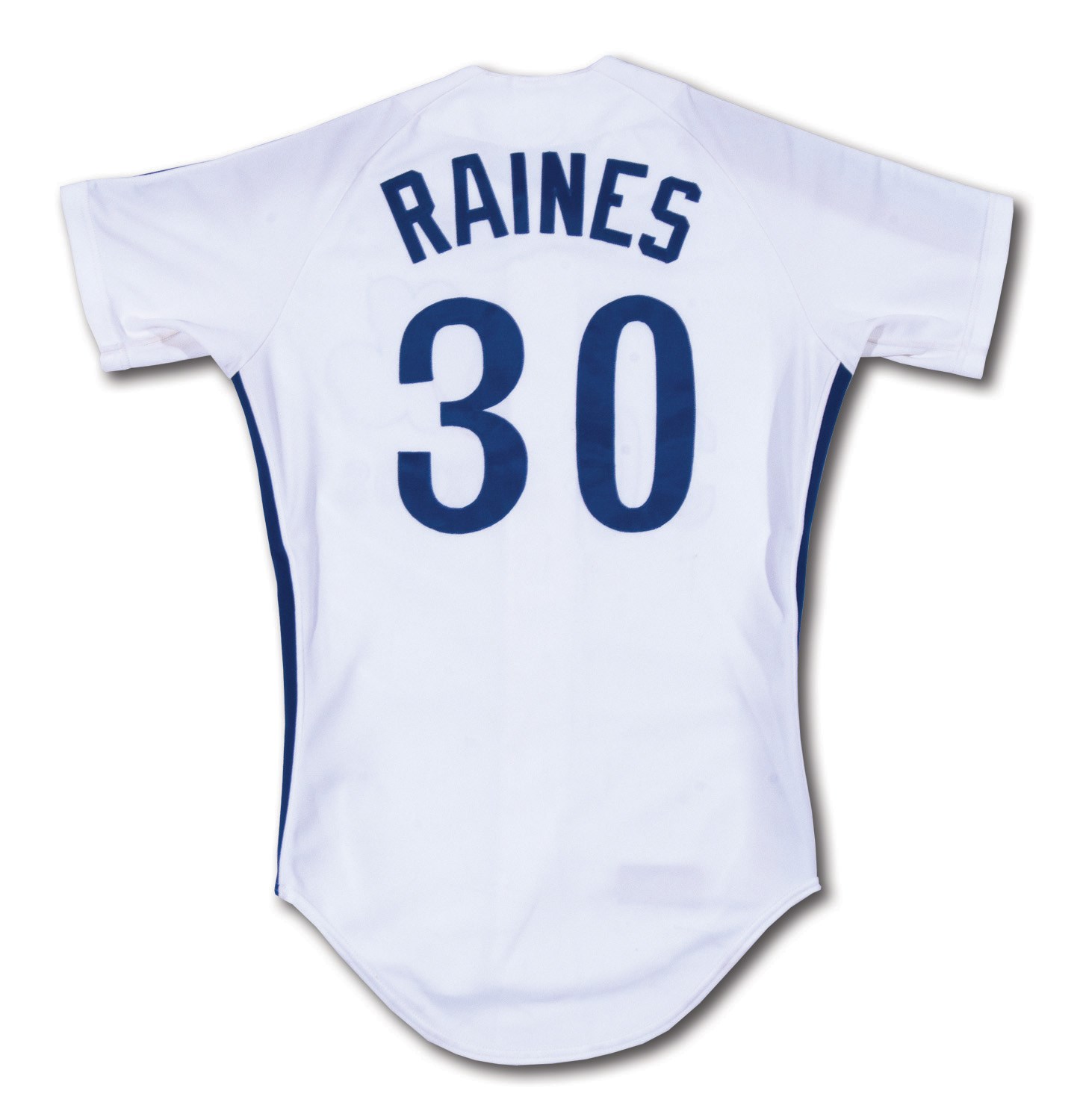 Lot Detail - 1980 TIM RAINES MONTREAL EXPOS ROOKIE GAME WORN HOME