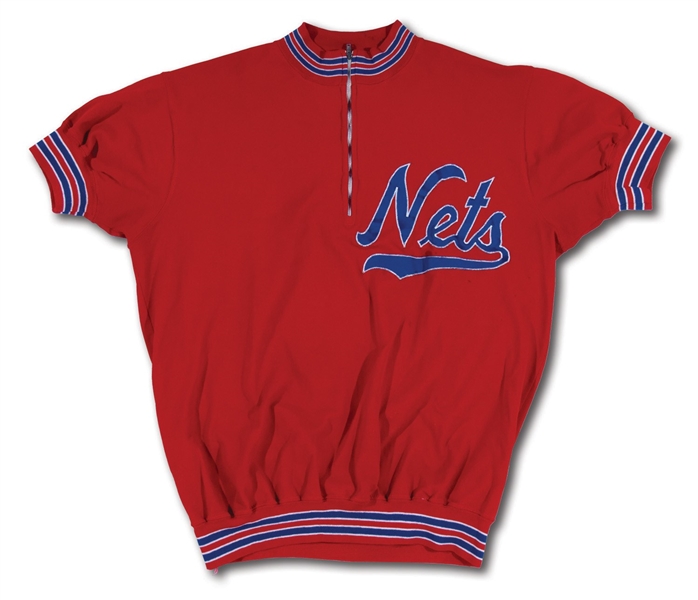 1973-75 WENDELL LADNER NEW YORK NETS (ABA) GAME WORN ROAD WARM-UP JACKET