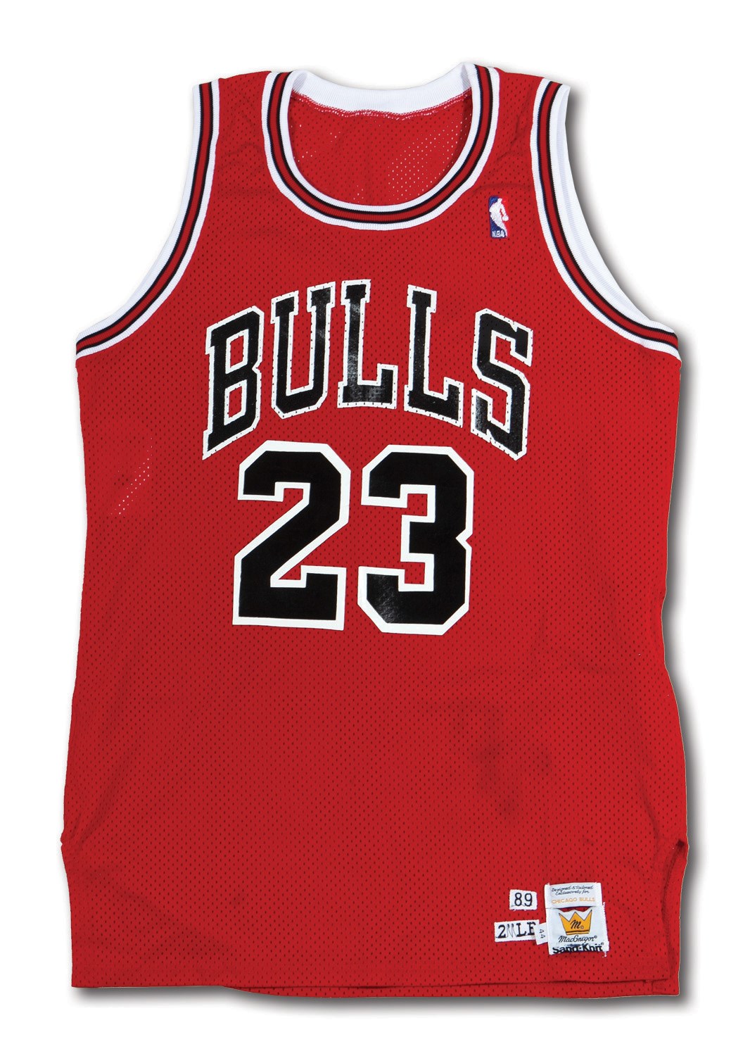 1989-90 Michael Jordan Game Worn & Signed Chicago Bulls Jersey,, Lot  #80056
