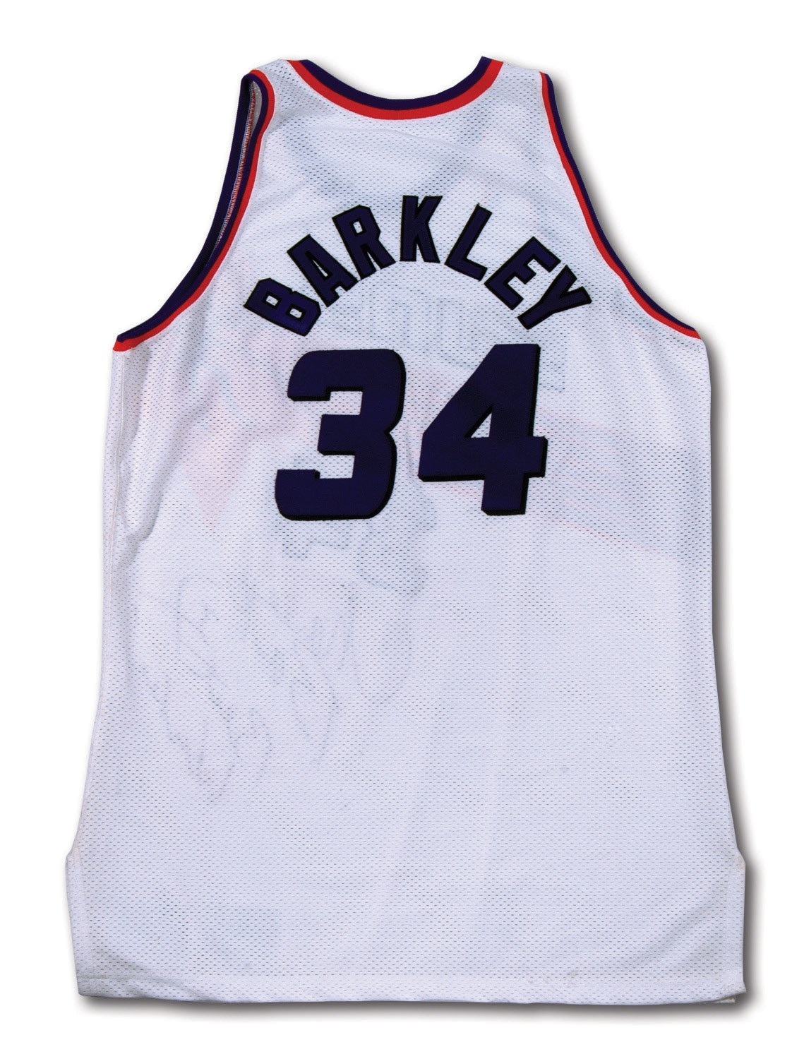 Lot Detail - 1992 Charles Barkley Game Used & Twice Signed NBA All-Star  Game Jersey (NBA COA, Letter of Provenance & Beckett)