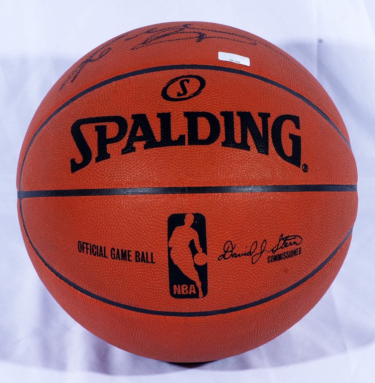 Kobe Bryant Signed Game Used Official Spalding Official NBA Game Basketball  JSA
