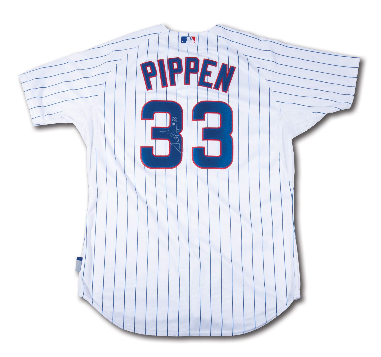 Lot Detail - 10/22/2016 SCOTTIE PIPPEN SIGNED CHICAGO CUBS JERSEY WORN TO  THROW OUT 1ST PITCH AND SING TAKE ME OUT TO THE BALL GAME DURING NLCS  GAME 6 CLINCHER AT WRIGLEY (