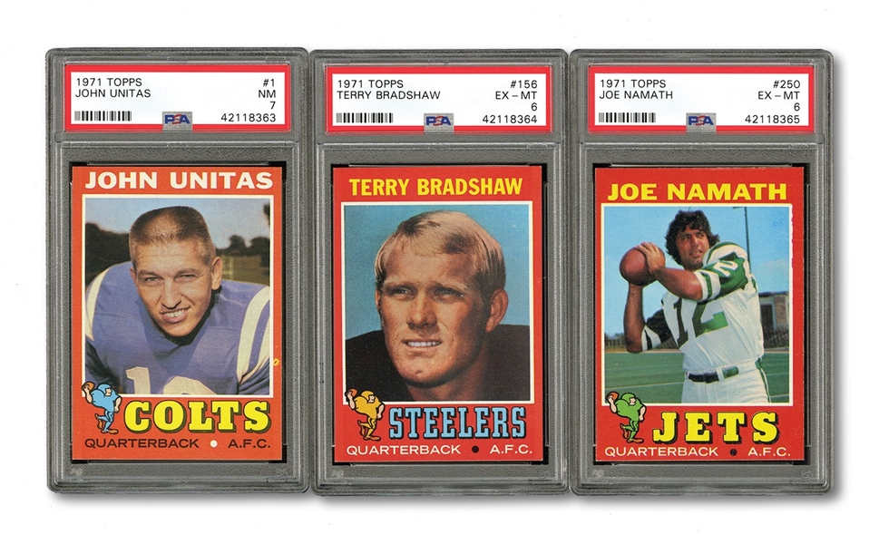 1971 TOPPS FOOTBALL COMPLETE SET OF (263)