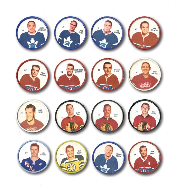 1960-61 SHIRRIFF HOCKEY COIN COMPLETE SET OF (120)