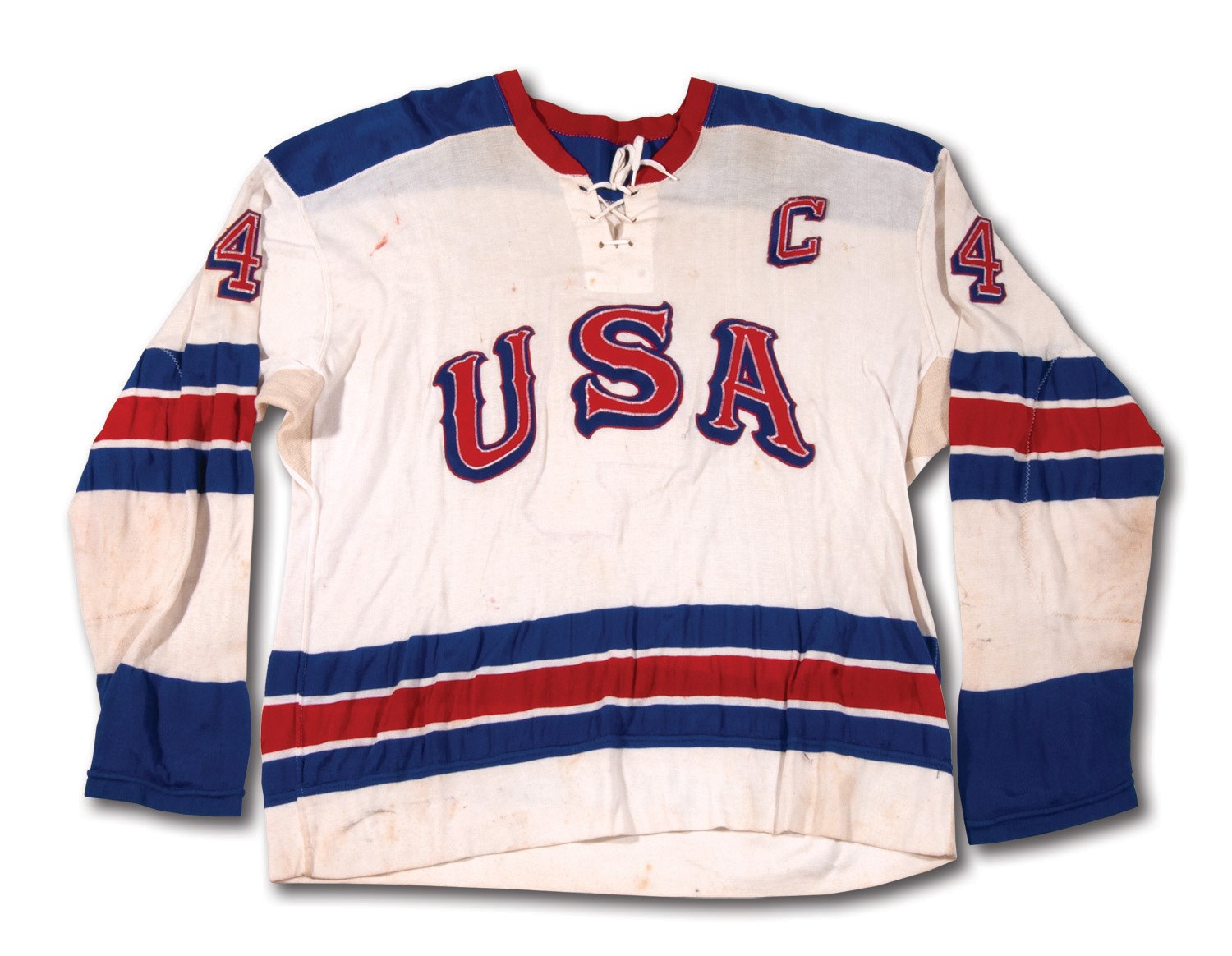 USA 1980 Lake Plaic Miracle vintage hockey jersey
