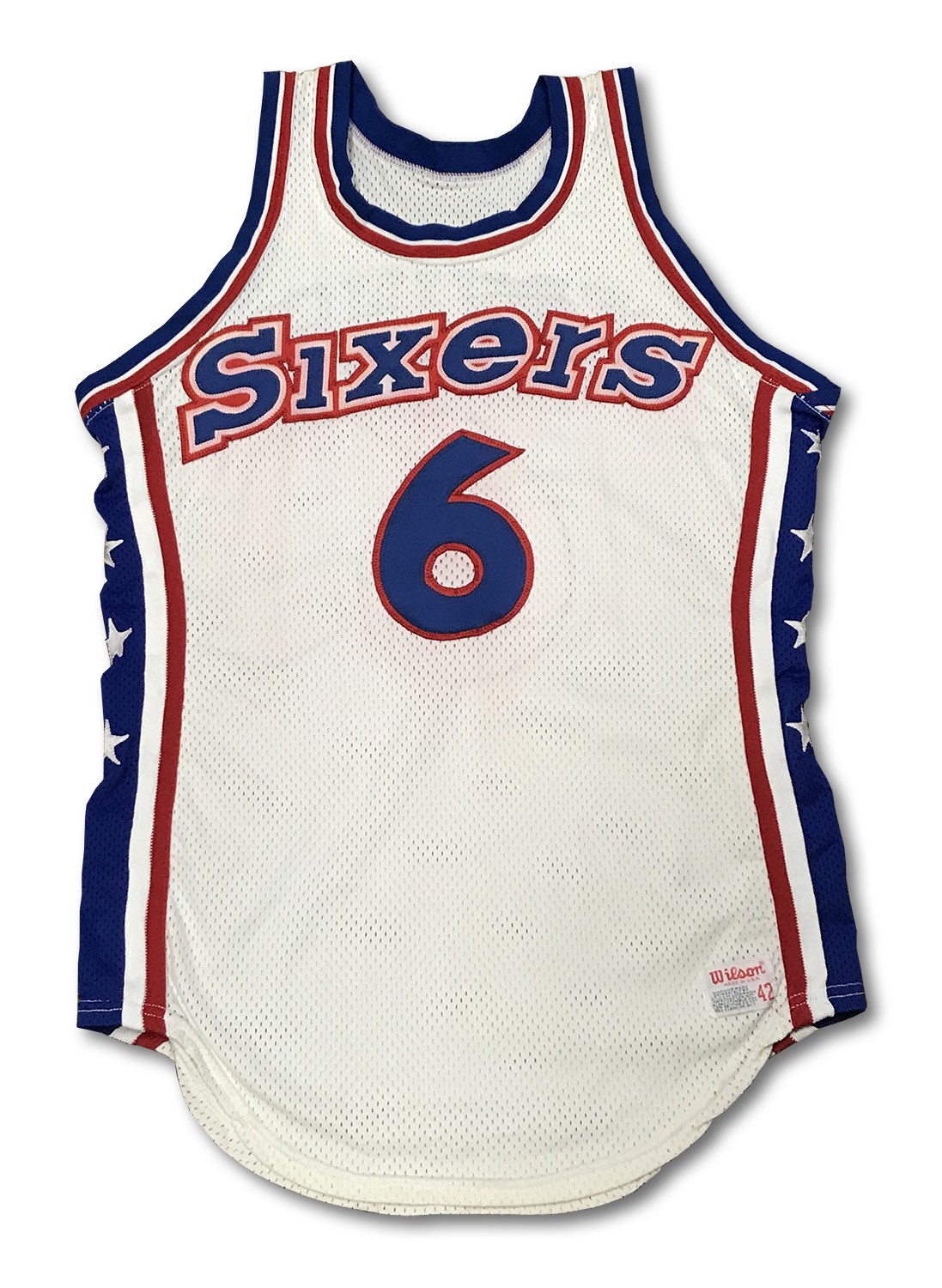 Vintage Philadelphia 76ers Sixers Erving Jersey size Small Dr. J