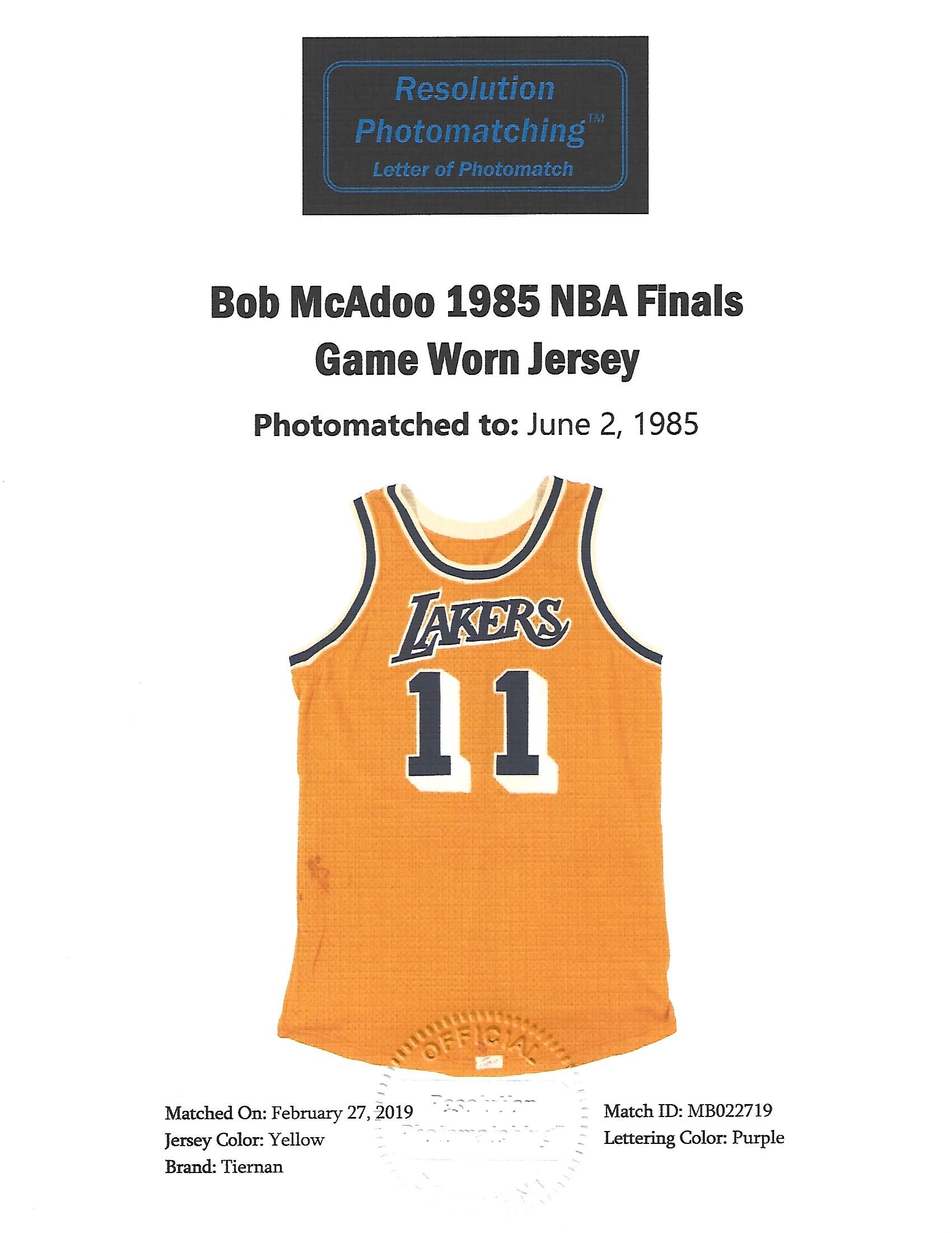 Bob McAdoo Signed Los Angeles Lakers Home Jersey (JSA COA) NBA Hall of –  Super Sports Center