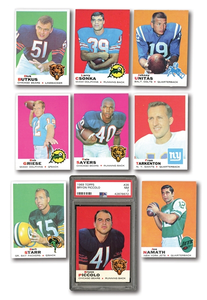 1969 TOPPS FOOTBALL COMPLETE SET OF (263)