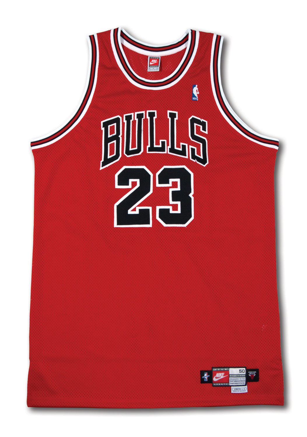 Michael Jordan Chicago Bulls Upper Deck Autographed White 1997-98