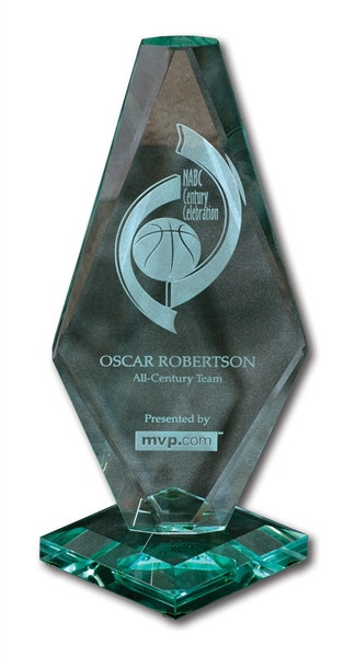 OSCAR ROBERTSONS NABC ALL-CENTURY TEAM TROPHY (ROBERTSON COLLECTION)
