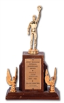 OSCAR ROBERTSONS 1946-61 SPORT MAGAZINE 15TH ANNIVERSARY COLLEGE BASKETBALL TOP PERFORMER SMALL FORMAT TROPHY (ROBERTSON COLLECTION)