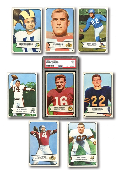 1954 BOWMAN FOOTBALL COMPLETE SET OF (128)