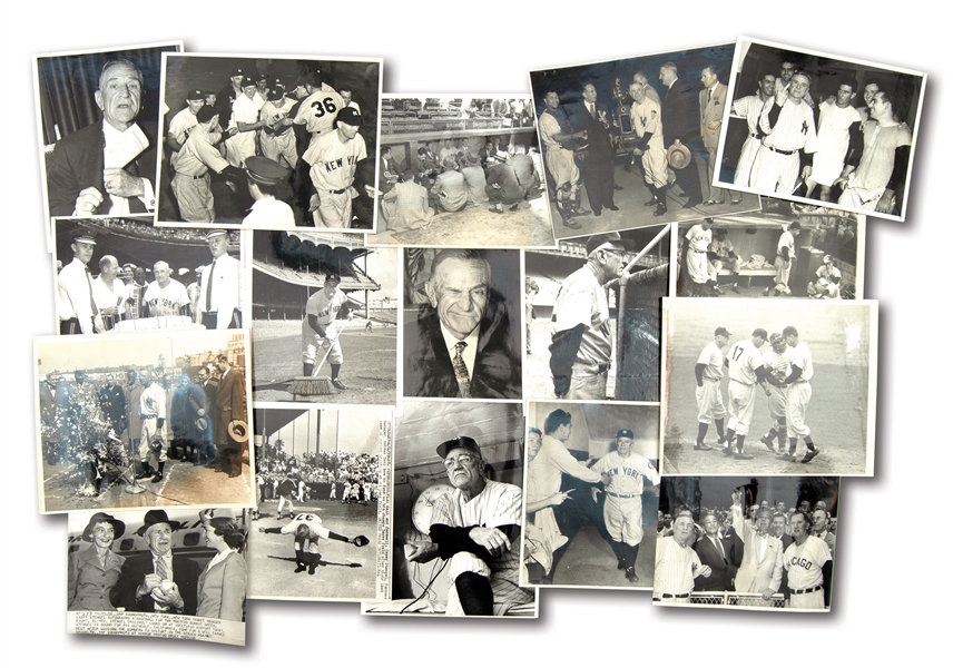 CASEY STENGEL COLLECTION OF (16) VINTAGE PHOTOGRAPHS