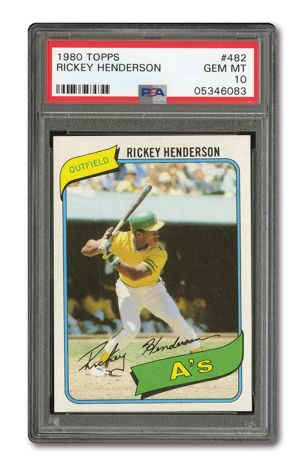 Rickey Henderson 1994 Score Rookie Traded Series Mint Card #RT13