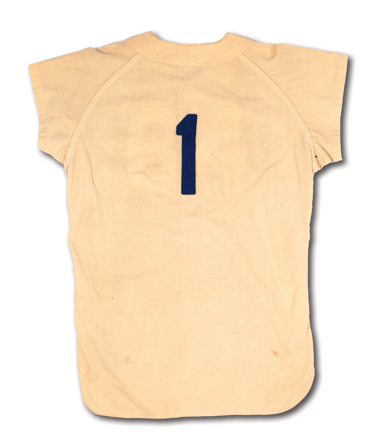 Lot Detail - 1959 PEE WEE REESE LOS ANGELES DODGERS (COACH) GAME WORN HOME  JERSEY - 1ST WORLD SERIES ON WEST COAST (MEARS)