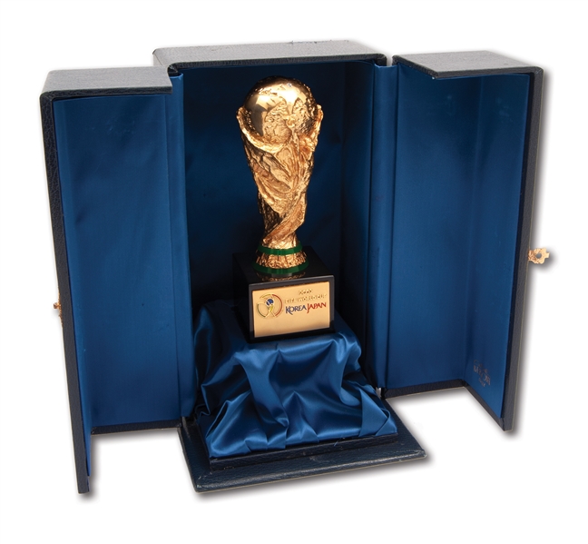 2002 FIFA WORLD CUP WINNERS TROPHY PRESENTED TO BRAZIL - ISSUED ONLY TO PLAYERS, COACHES & TEAM OFFICIALS (BRAZIL COORDINATOR LOA)