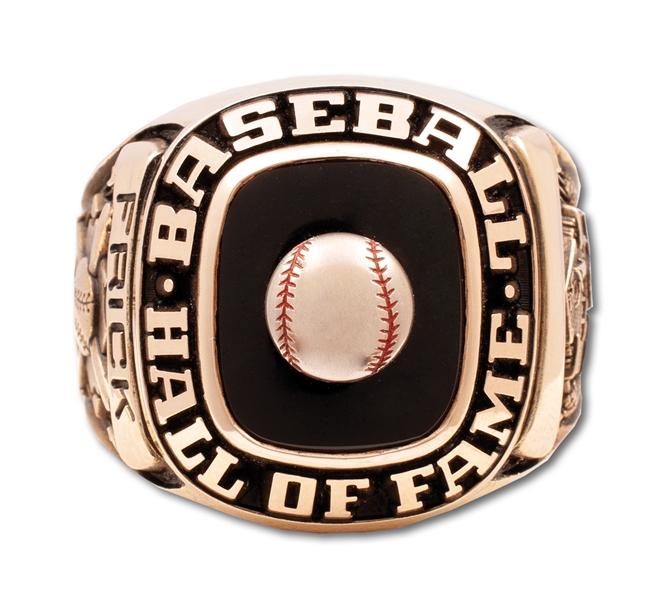 1970 FORD C. FRICK BASEBALL HALL OF FAME INDUCTION 10K GOLD RING