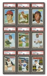HIGH-GRADE 1970 TOPPS BASEBALL COMPLETE SET OF (720) WITH ALL KEY CARDS PSA GRADED