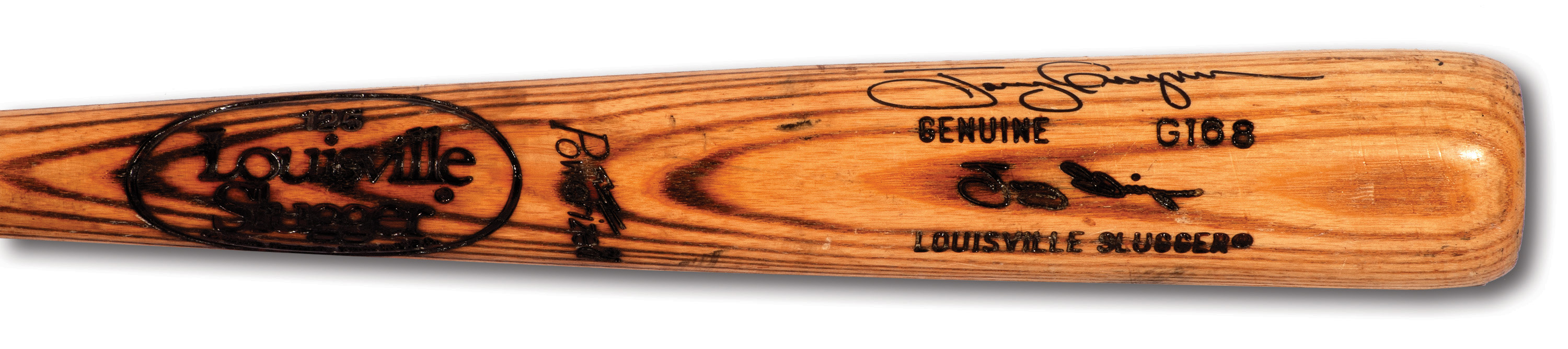 Tony Gwynn Autographed Blonde Louisville Slugger 3000th Hit Bat