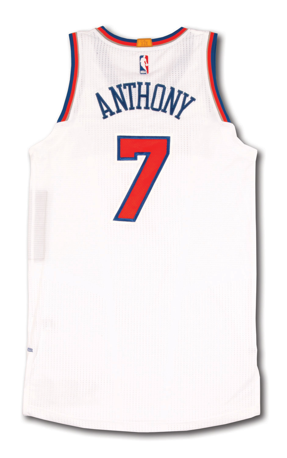 Carmelo Anthony - New York Knicks - Game-Worn Jersey - Kia NBA Tip-Off '15  - First Half Only